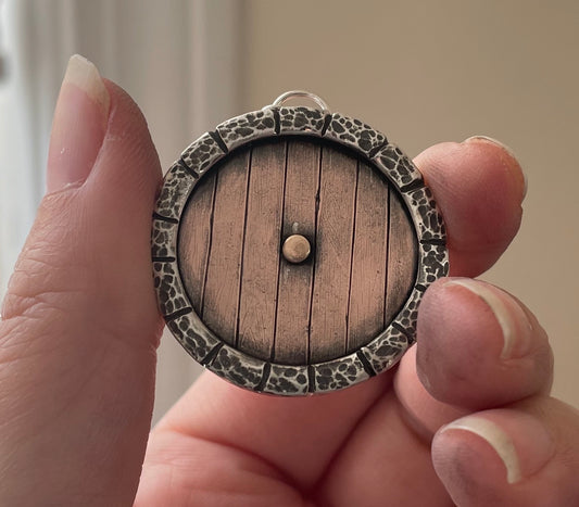 Flatlander Signature Hobbit Door Necklaces | 20 inch chain | Copper or Silver