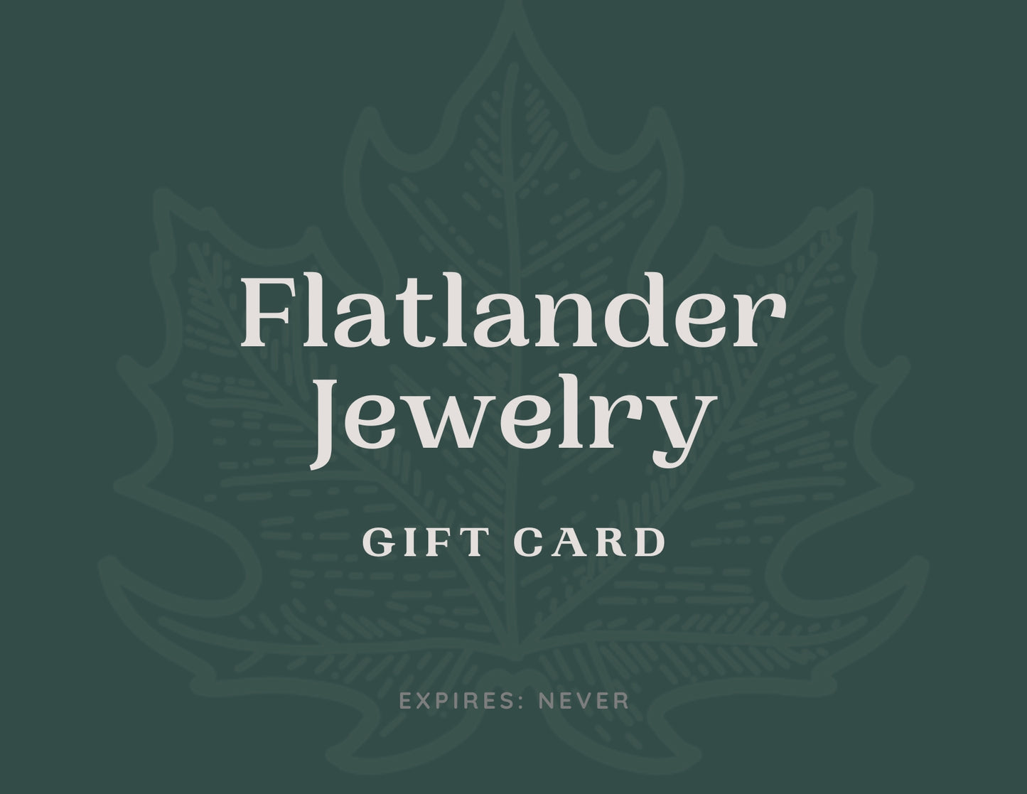 Flatlander Jewelry Gift Card